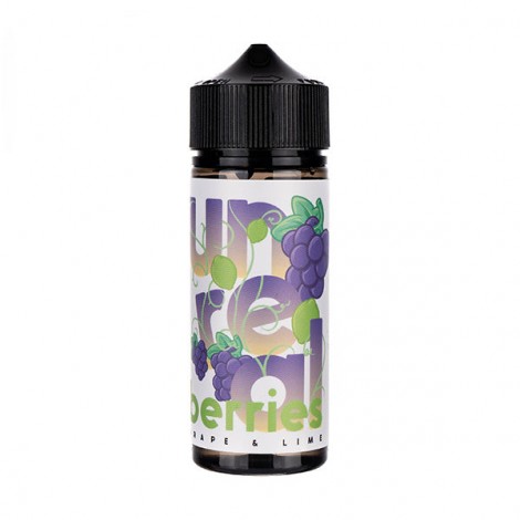 Grape & Lime 100ml Shortfill E-Liquid by Unreal Berries