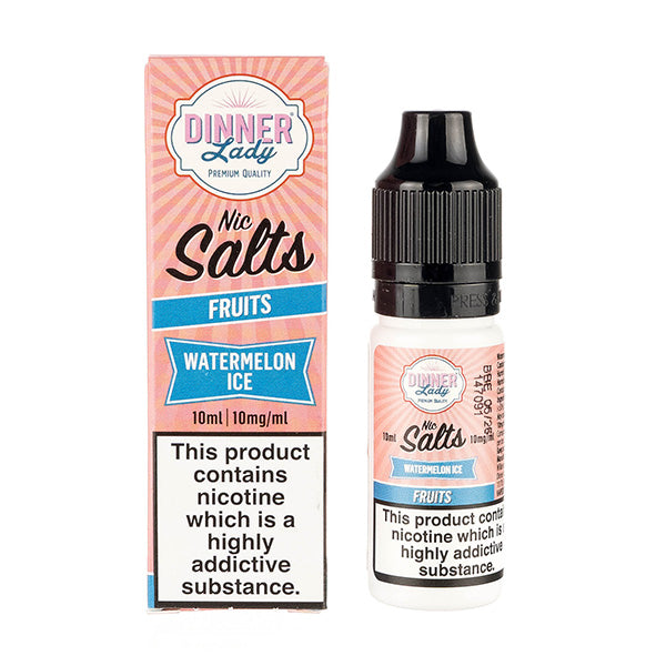 Watermelon Ice Nic Salt E-Liquid by Dinner Lady