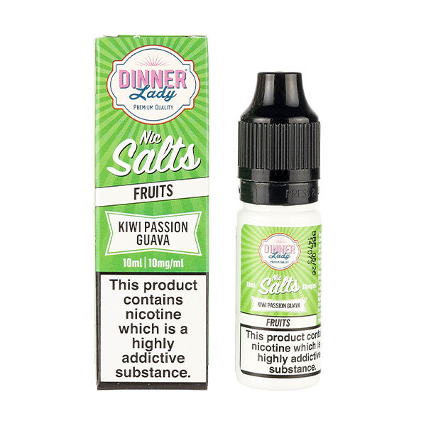 Kiwi Passion Guava Nic Salt E-Liquid by Dinner Lady