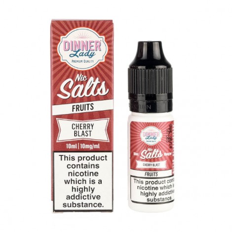 Cherry Blast Nic Salt E-Liquid by Dinner Lady