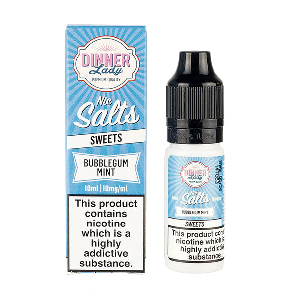 Bubblegum Mint Nic Salt E-Liquid by Dinner Lady