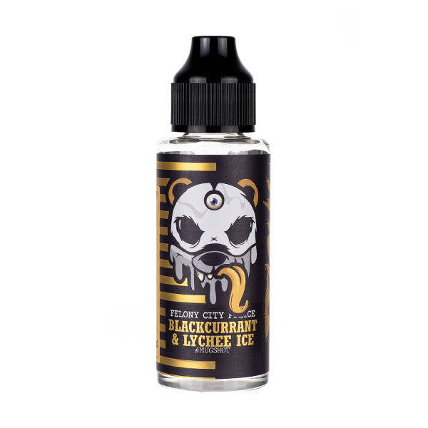 Blackcurrant and Lychee Ice 100ml Shortfill E-Liquid by Felony