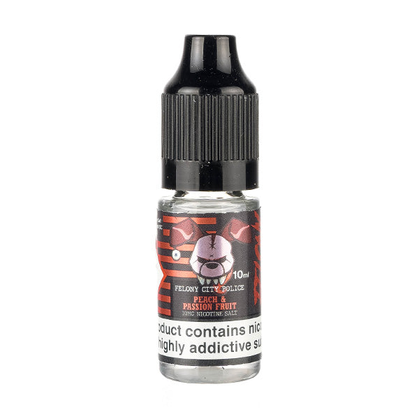 Peach & Passion Fruit Nic Salt E-Liquid by Felony