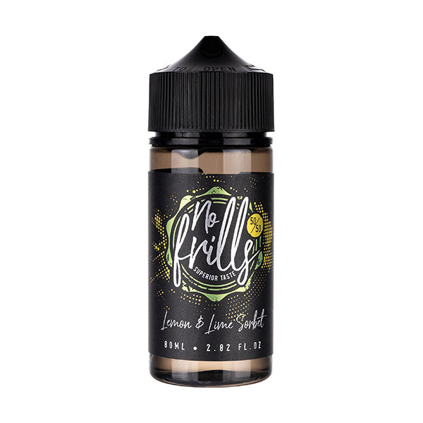 Lemon & Lime 80ml (50/50) Shortfill E-liquid by No Frills