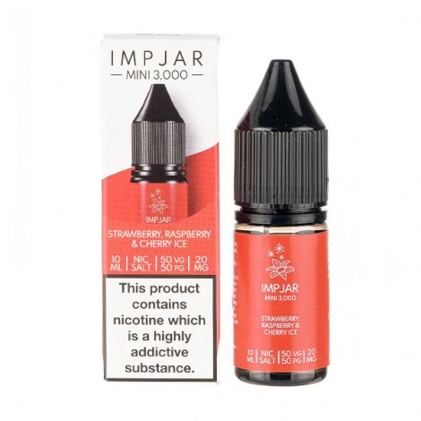 Strawberry Raspberry Cherry Ice Nic Salt E-Liquid by Imp Jar