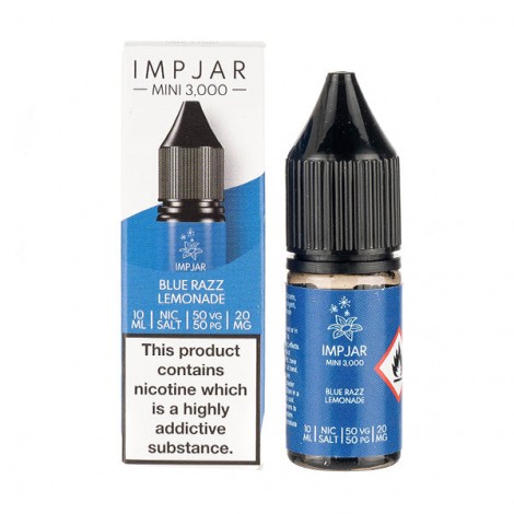 Blue Razz Lemonade Nic Salt E-Liquid by Imp Jar