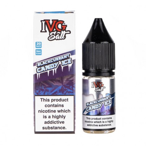 Blackcurrant Candy Ice Nic Salt E-Liquid by IVG