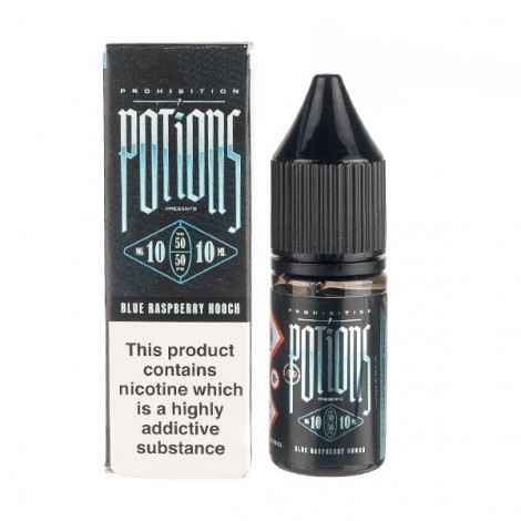 Blue Raspberry Hooch Nic Salt E-Liquid by Prohibition Potions