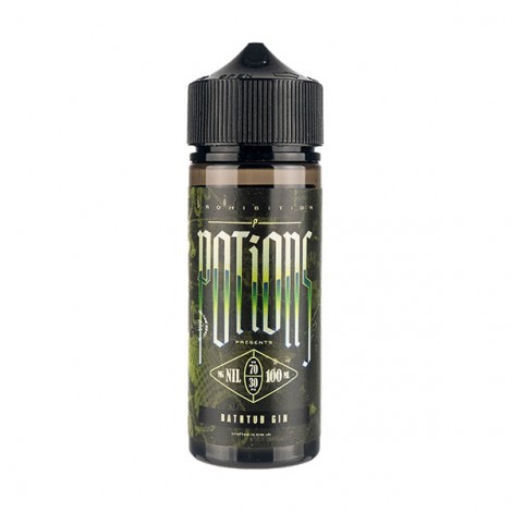 Bathtub Gin 100ml Shortfill E-Liquid by Prohibition Potions