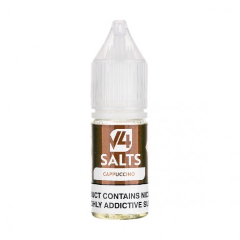 Cappuccino Ice Nic Salt E-Liquid by V4 Vapour