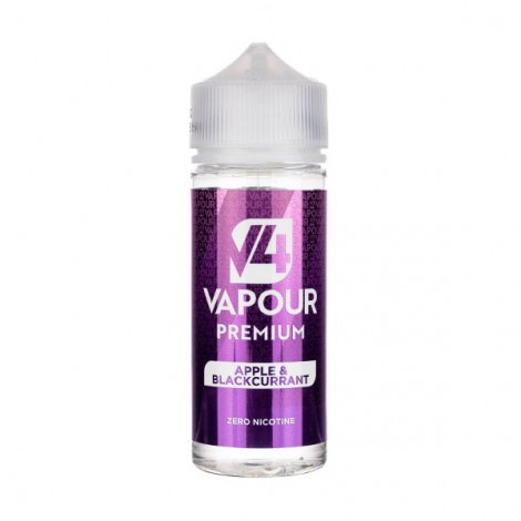 Apple & Blackcurrant 100ml Shortfill E-Liquid by V4 Vapour