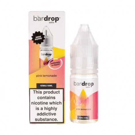 Pink Lemonade Nic Salt E-Liquid by Bar Drop