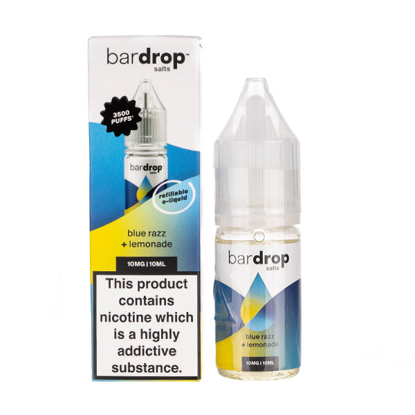 Blue Razz Lemonade Nic Salt E-Liquid by Bar Drop