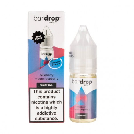 Blue Sour Raspberry Nic Salt E-Liquid by Bar Drop