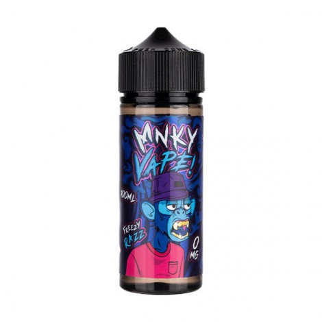 Freezy Razz 100ml Shortfill E-Liquid by MNKY Vape