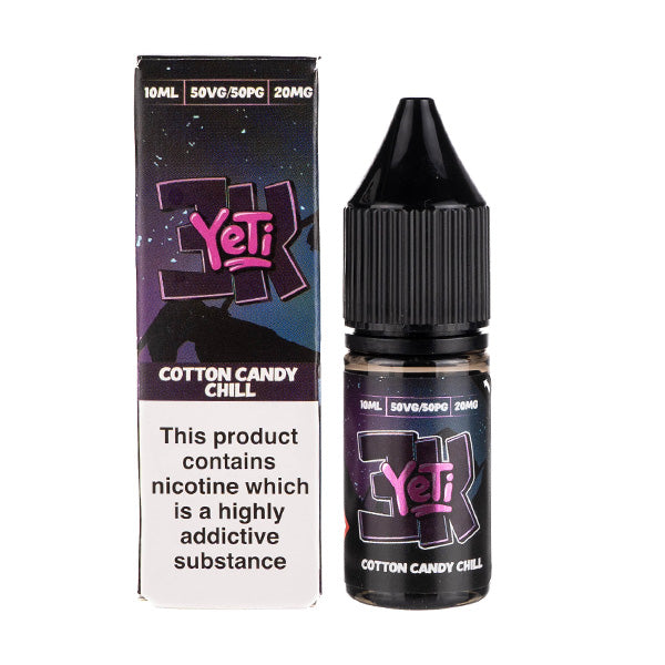 Cotton Candy Chill 3K Nic Salt E-Liquid by Yeti