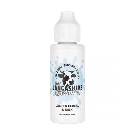 Looper Cereal & Milk 100ml Shortfill E-Liquid by The Lancashire Creamery