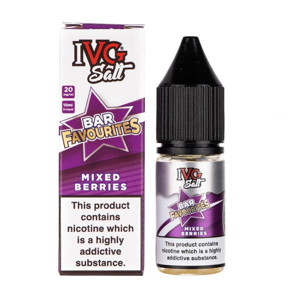 Mixed Berries Nic Salt E-Liquid by IVG Bar Favourites