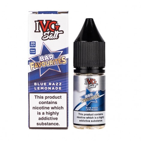 Blue Razz Lemonade Nic Salt E-Liquid by IVG Bar Favourites