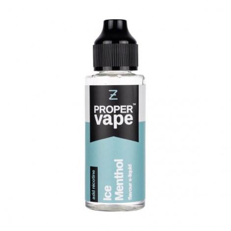 Ice Menthol 100ml Shortfill E-Liquid by Proper Vapes