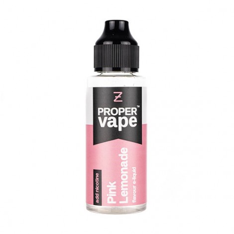 Pink Lemonade 100ml Shortfill E-Liquid by Proper Vapes