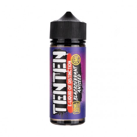 Blackcurrant Aniseed 100ml Shortfill by TenTen