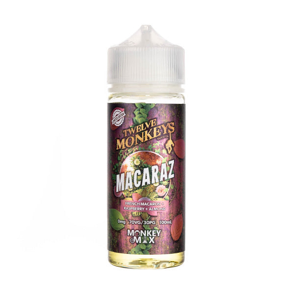 Macaraz 100ml Shortfill by Twelve Monkeys