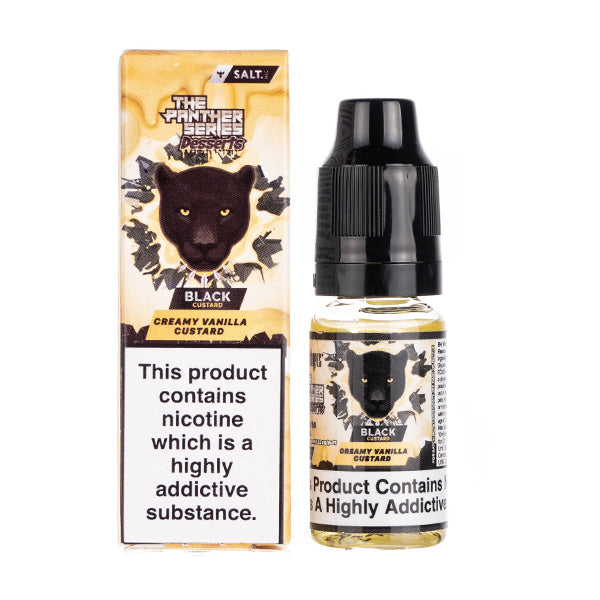 Black Custard Nic Salt E-Liquid by Dr Vapes