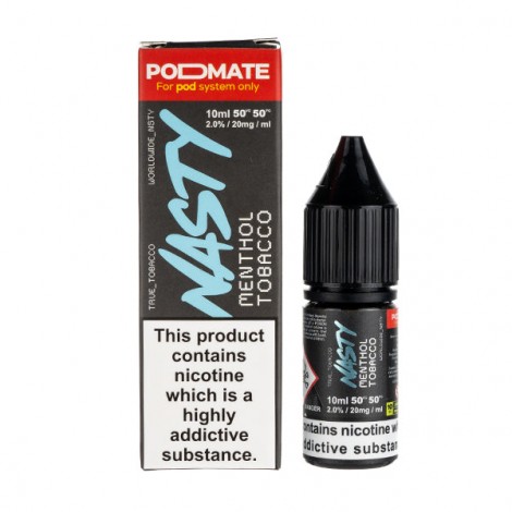 Menthol Tobacco Nic Salt E-Liquid by Nasty Juice Podmate