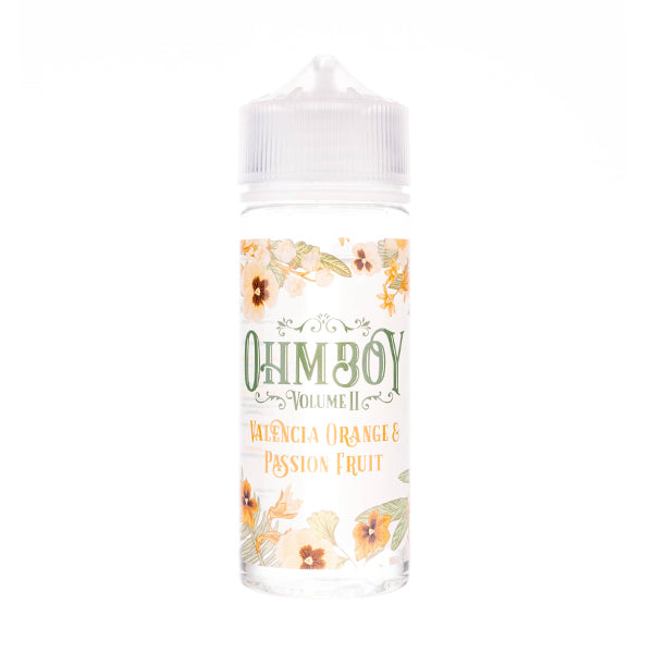 Valencia Orange and Passion Fruit 100ml Shortfill E-Liquid by Ohm Boy