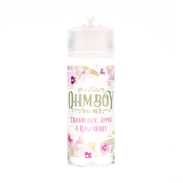 Cranberry, Apple and Raspberry 100ml Shortfill E-Liquid by Ohm Boy