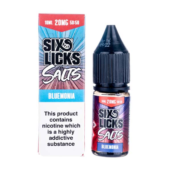 Bluemonia Nic Salt E-Liquid by Six Licks