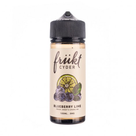 Blueberry Lime 100ml Shortfill E-Liquid by Frukt Cyder