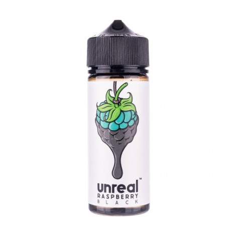 Black 100ml Shortfill E-Liquid by Unreal Raspberry