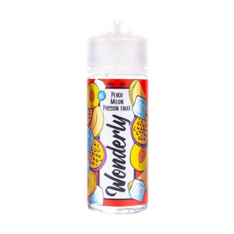 Peach Melon Passion Fruit Ice 100ml Shortfill E-Liquid by Wonderly