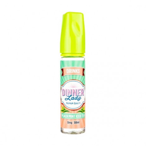 Peach Mint Iced Tea 50ml Shortfill E-Liquid by Dinner Lady