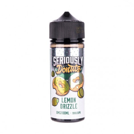 Lemon Drizzle 100ml Shortfill E-Liquid by Seriously Donuts