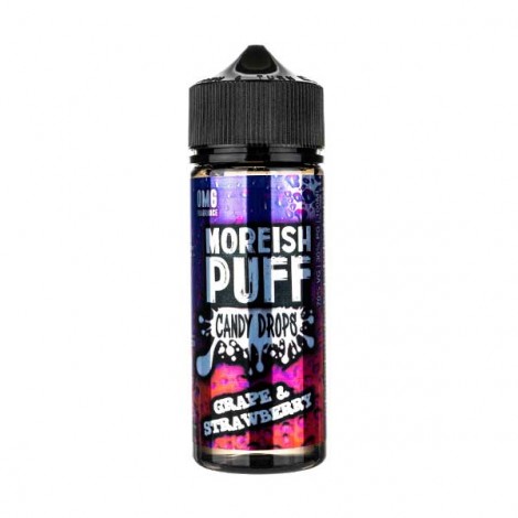 Grape & Strawberry Candy Drops 100ml Shortfill E-Liquid by Moreish Puff