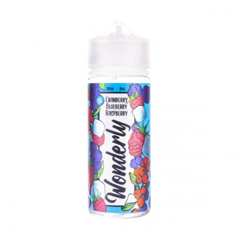 Cranberry Blueberry Raspberry Ice 100ml Shortfill E-Liquid by Wonderly