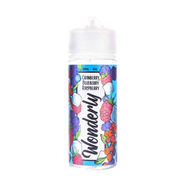 Cranberry Blueberry Raspberry Ice 100ml Shortfill E-Liquid by Wonderly