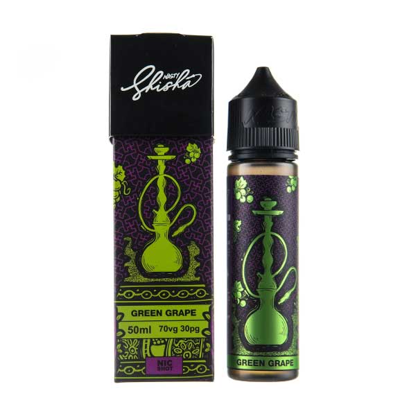 Green Grape Shisha 50ml Shortfill E-Liquid by Nasty Juice