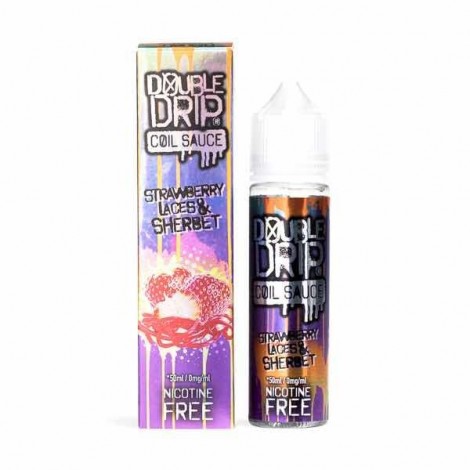 Strawberry Laces 50ml Shortfill E-Liquid by Double Drip