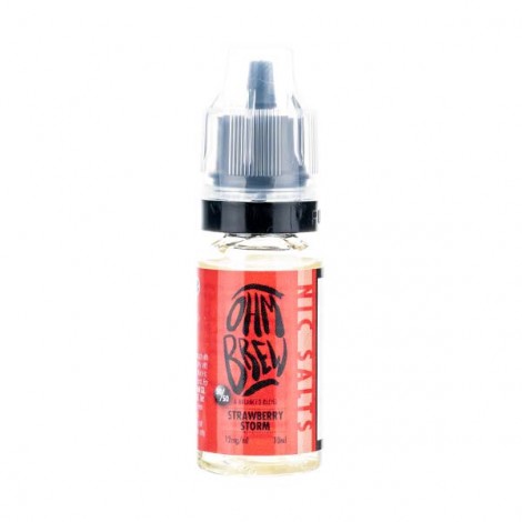 Strawberry Storm Nic Salt E-Liquid by Ohm Brew