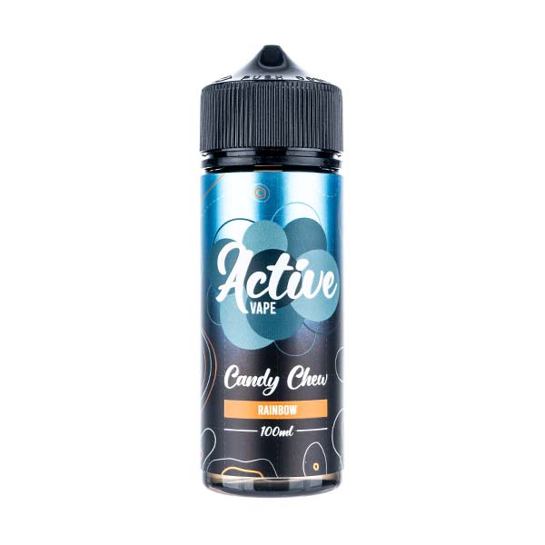 Rainbow Chew 100ml Shortfill E-Liquid by Active Vapes