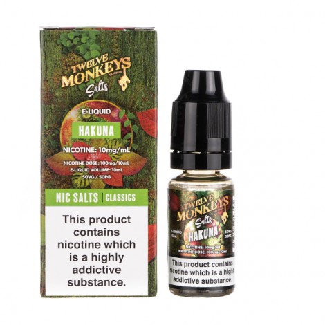 Hakuna Nic Salt E-Liquid by Twelve Monkeys