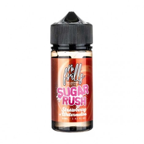 Sugar Rush Strawberry & Watermelon 100ml Shortfill E-Liquid by No Frills