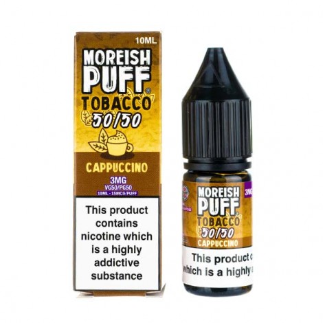 Cappuccino Tobacco 50/50 E-Liquid by Moreish Puff