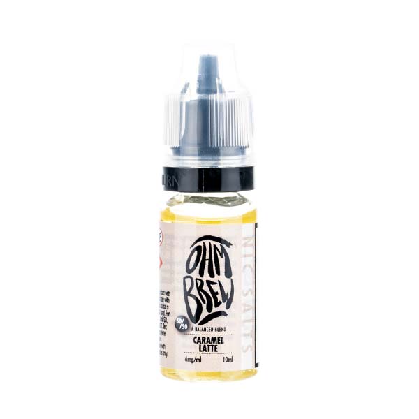 Caramel Latte Nic Salt E-Liquid by Ohm Brew