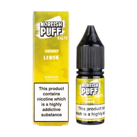 Lemon Sherbet Nic Salt E-Liquid by Moreish Puff