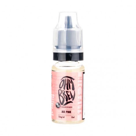 Mr Pink Nic Salt E Liquid by Ohm Brew